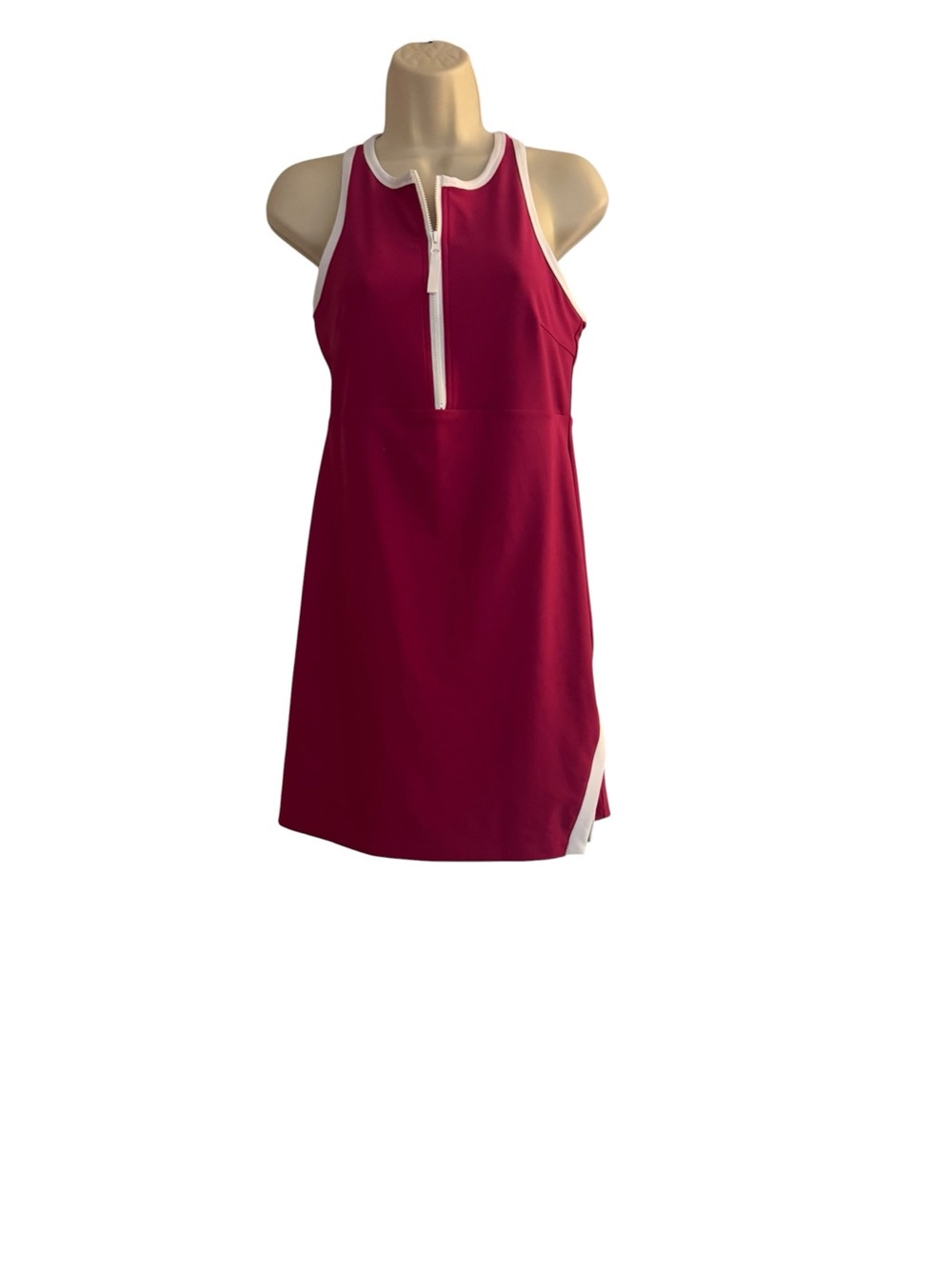 Sage Collective Women's Pink Zippered Athletic Tennis Dress Skorts Size M